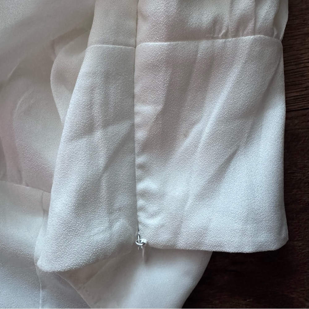 Princess Polly Ariah Long Sleeve Top in white sz 8 - Picture 5 of 9